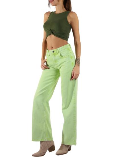﻿Bol Paça Fıstık Yeşili Pantolon
